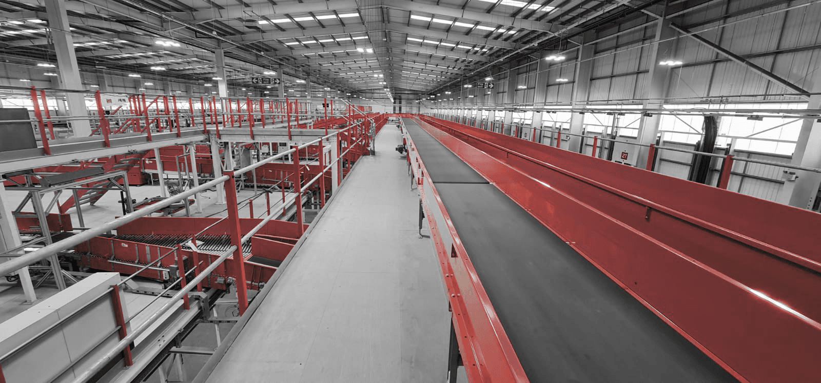 DHL Tewksbury conveyor